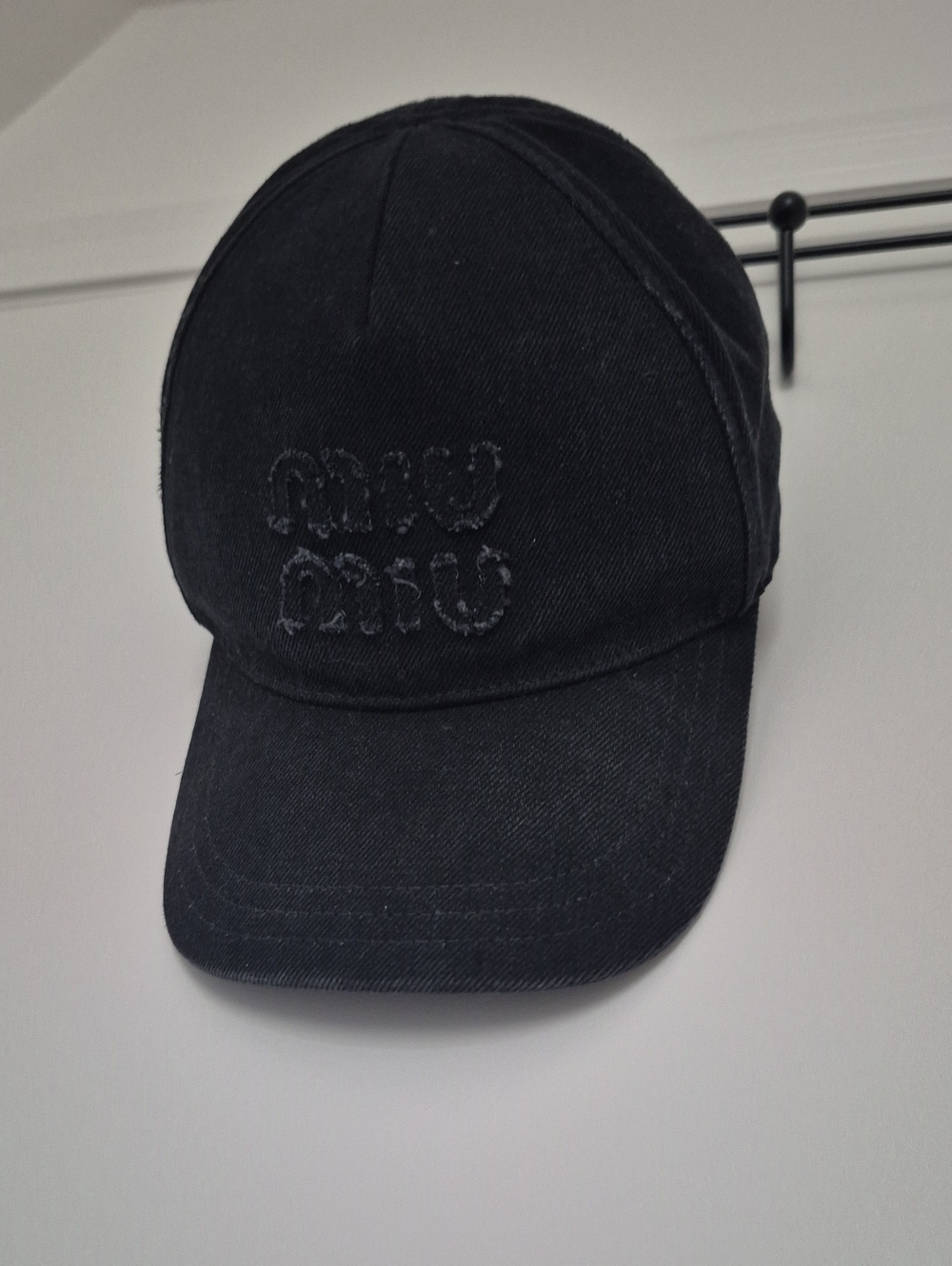 Miu Miu Denim Logo Cap
